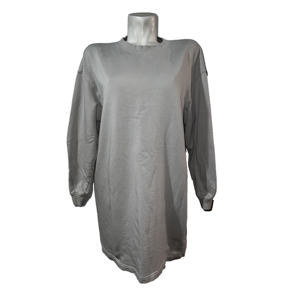 H&M Dresses & Skirts - Divided by H&M Size XS Taupe Crew Neck Long Sleeve Sweatshirt Tunic Dress Casual